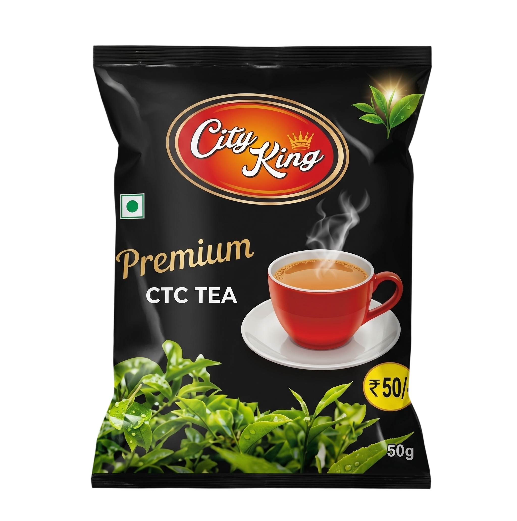 City King Premium CTC Tea (Royal Black) Official Pouch