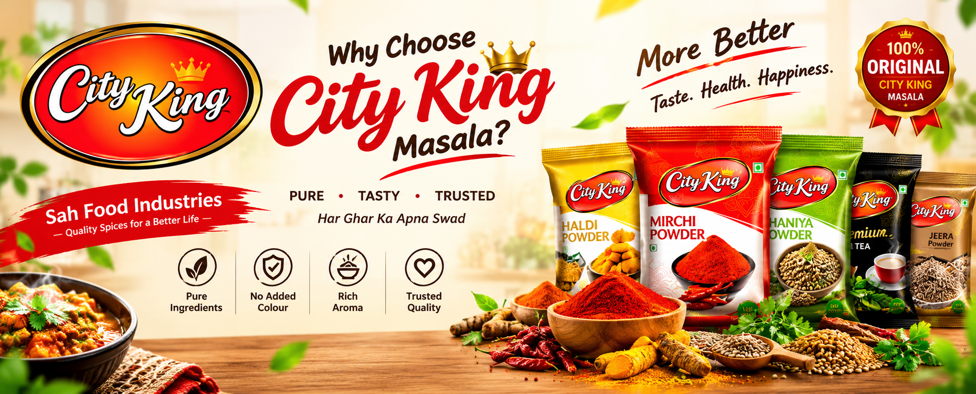 Why Choose City King Spices — Purity & Trust